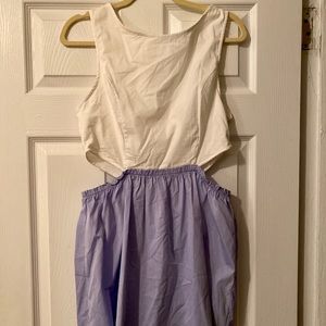 Cutout Short Sleeve Dress.